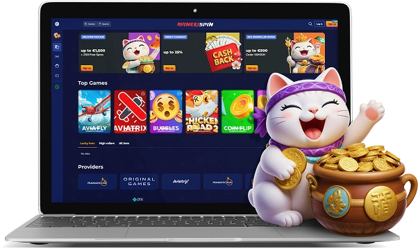 ManekiSpin Casino Review Desktop ManekiSpin Casino Review Desktop